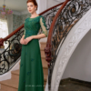 Áo Dài Dạ Hội Trung Niên Xanh Lá Che Khuyết Điểm Luxury Florence Dress