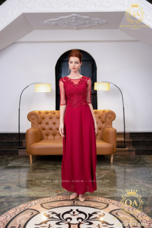 Dạ Hội Áo Dài Trung Niên Cưới Hỏi Luxury Charmaine Dress