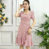 Đầm Hoa Nhí Hồng Siêu Dễ Thương