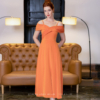 Đầm Trễ Vai Cam Cà Rốt Trẻ Trung Quý Phái Luxury Alice Dress