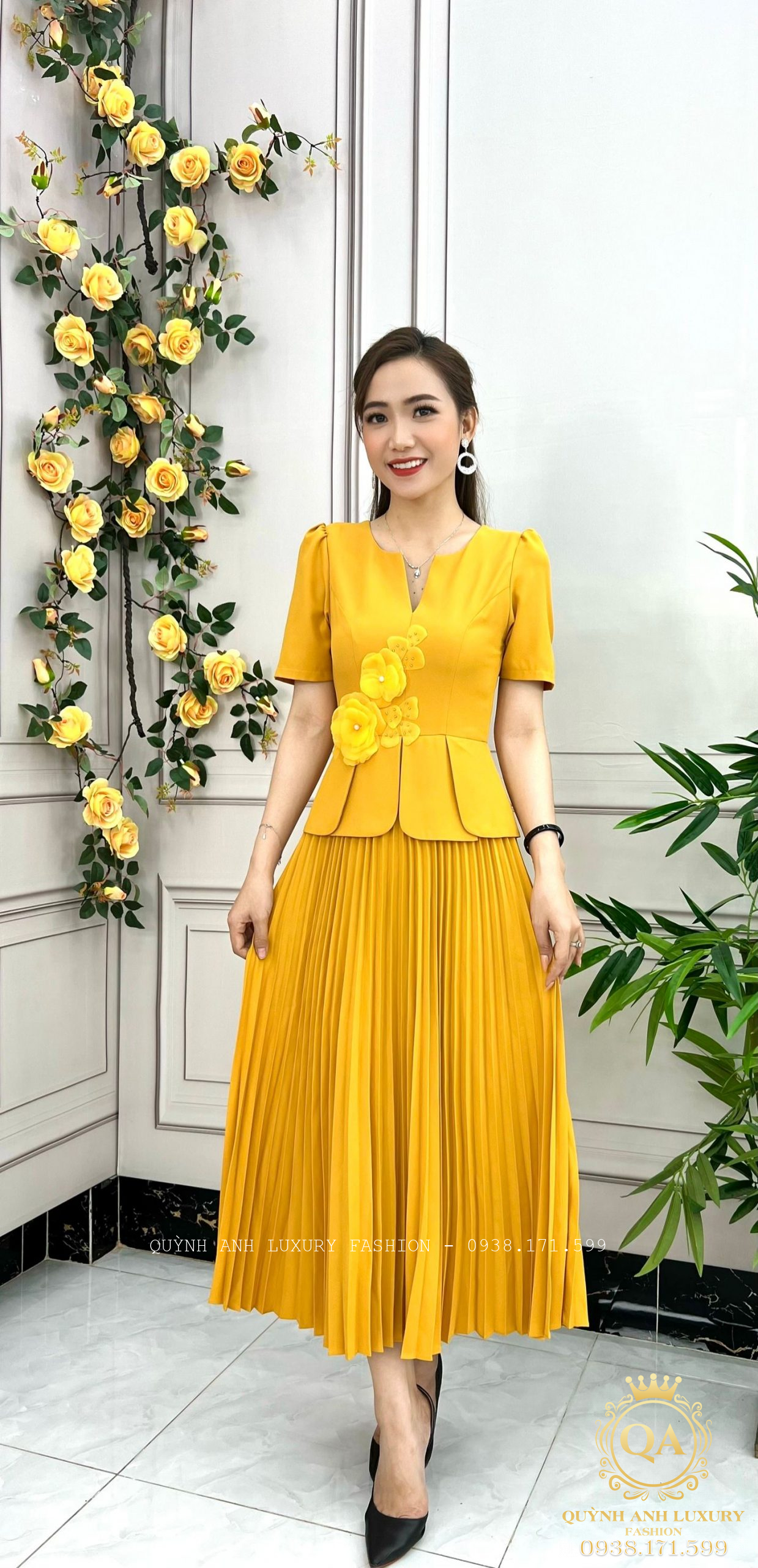 dam-xep-ly-ket-hoa-cao-cap-clara-dress-3 dam-xep-ly-ket-hoa-cao-cap-clara-dress