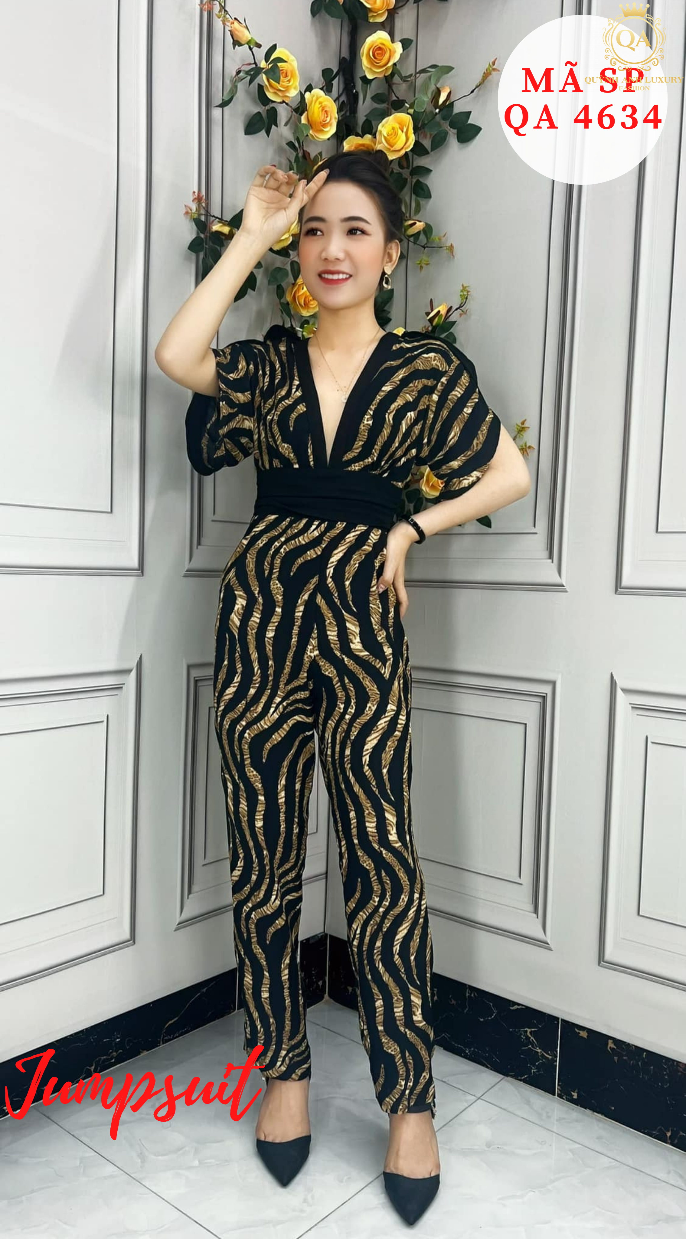 jumpsuit-hoa-tiet-beo-cao-cap-qa-4634-5 Jumpsuit Họa Tiết Beo Cao Cấp QA 4634