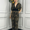 Jumpsuit Họa Tiết Beo Cao Cấp QA 4634