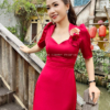 Váy Đầm Dạ Hội Đỏ Quyến Rũ Sang Trọng Amabel Dress