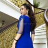 Đầm Dạ Hội Trung Niên Xanh Coban Charmaine Dress