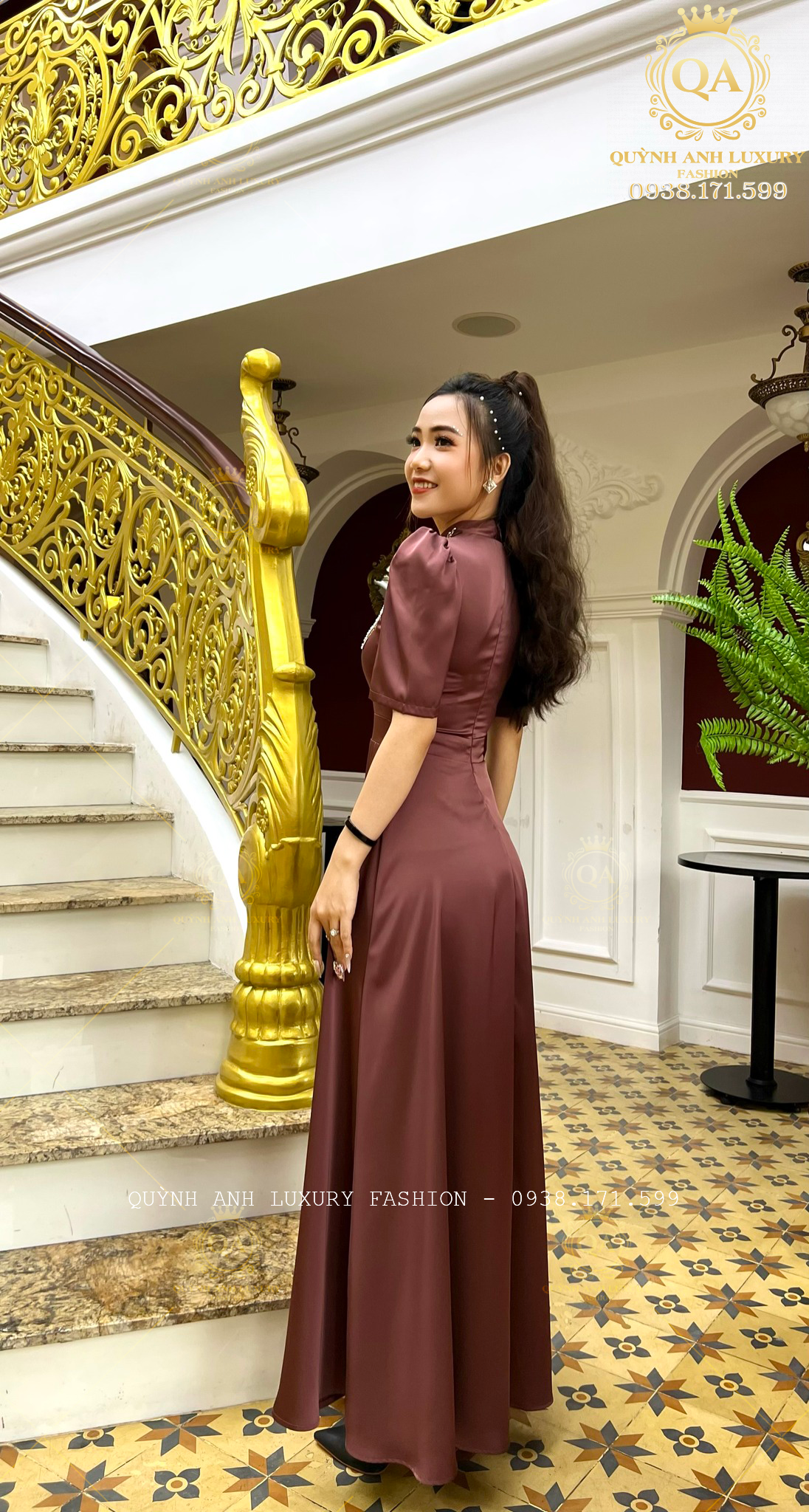 vay-dam-da-hoi-nu-hoang-nau-tay-dinh-da-pha-le-rosaleen-dress-4 Váy Đầm Dạ Hội Nữ Hoàng Nâu Tây Đính Đá Pha Lê Rosaleen Dress