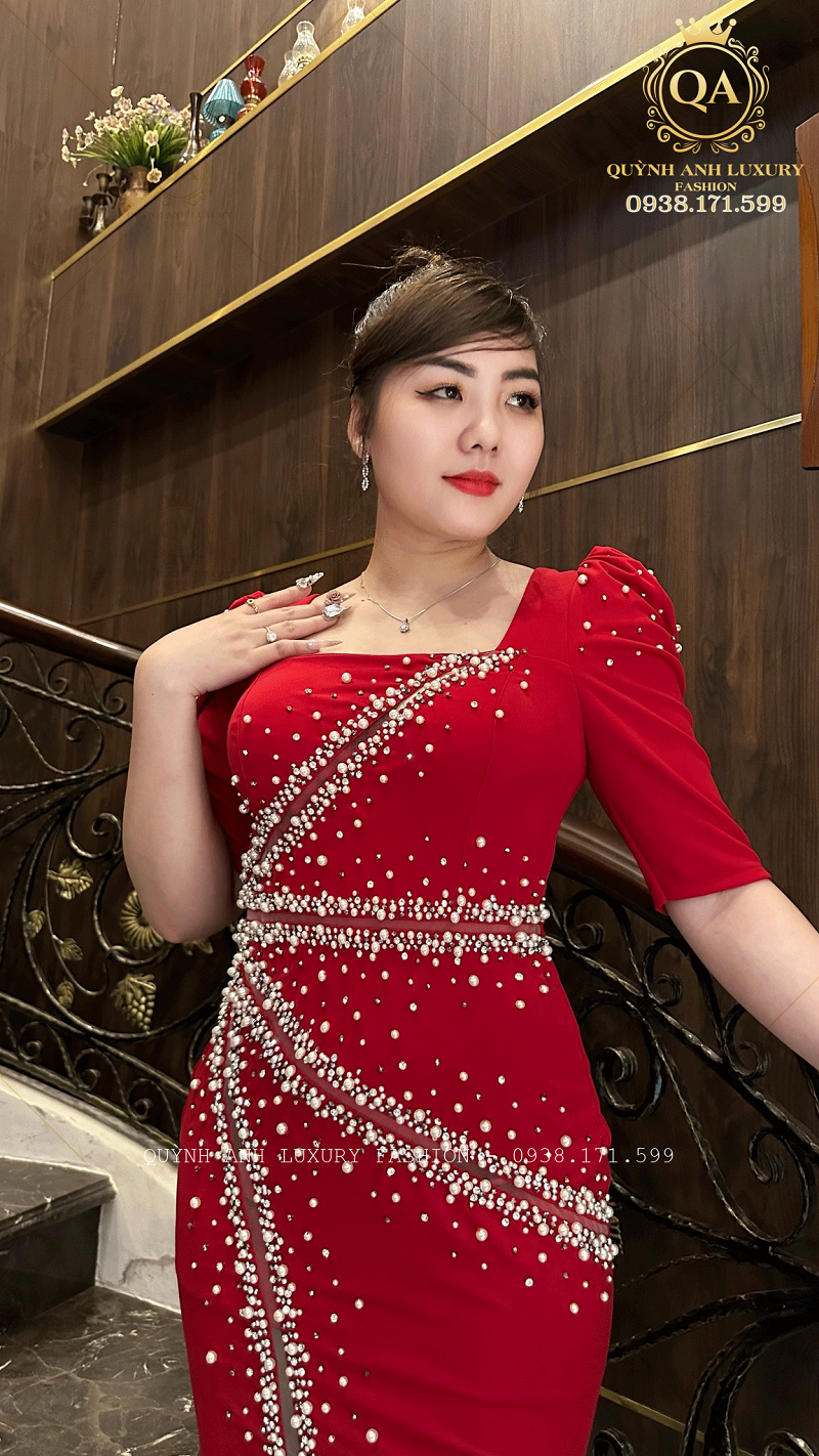 Những mẫu đầm dạ hội đuôi cá đẹp nhất tại đường Nguyễn Thị Tú 5  Đầm  Quỳnh Anh Luxury Fashion