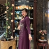 Dạ Hội Áo Dài Bà Sui Tím Trung Niên Cao Cấp Đẹp Nhất Tuổi 50