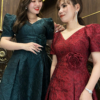Đầm Xoè Tapta Hoa Đỏ Cao Cấp Frances Dress