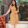 Váy Voan Hoa Nhí Vàng Hoa Nhỏ Dạo Phố Ngày Hè Siêu Xinh Hazel Dress QA7313