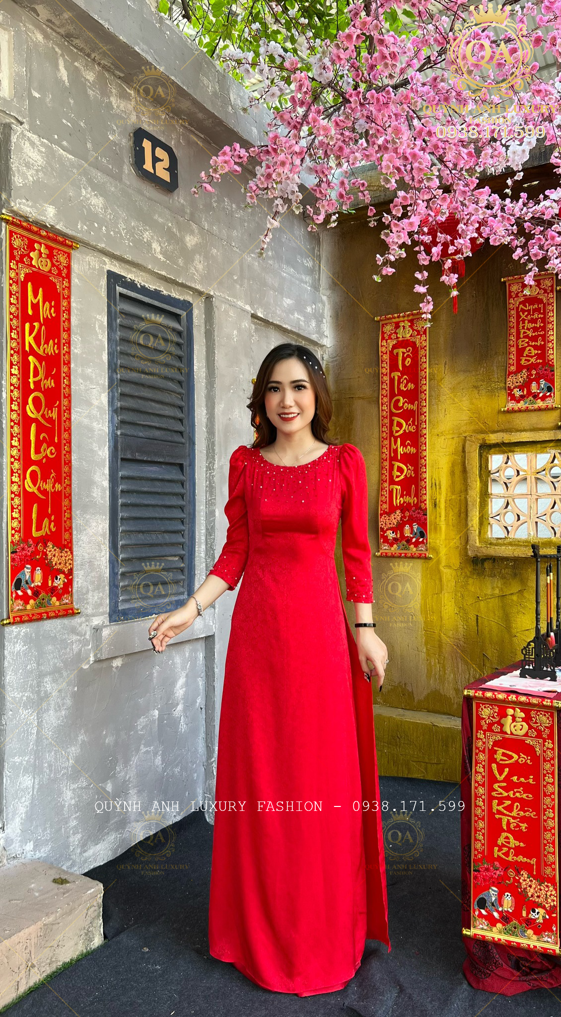 Bộ sưu tập áo dài dạ hội trẻ trung của Quỳnh Anh Luxury Fashion