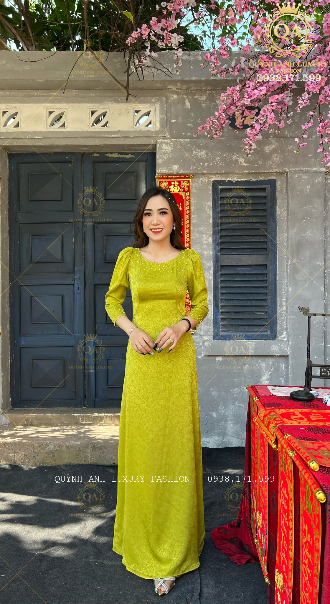 Bộ sưu tập áo dài đính đá đẹp và cao cấp nhất của Quỳnh Anh Luxury Fashion
