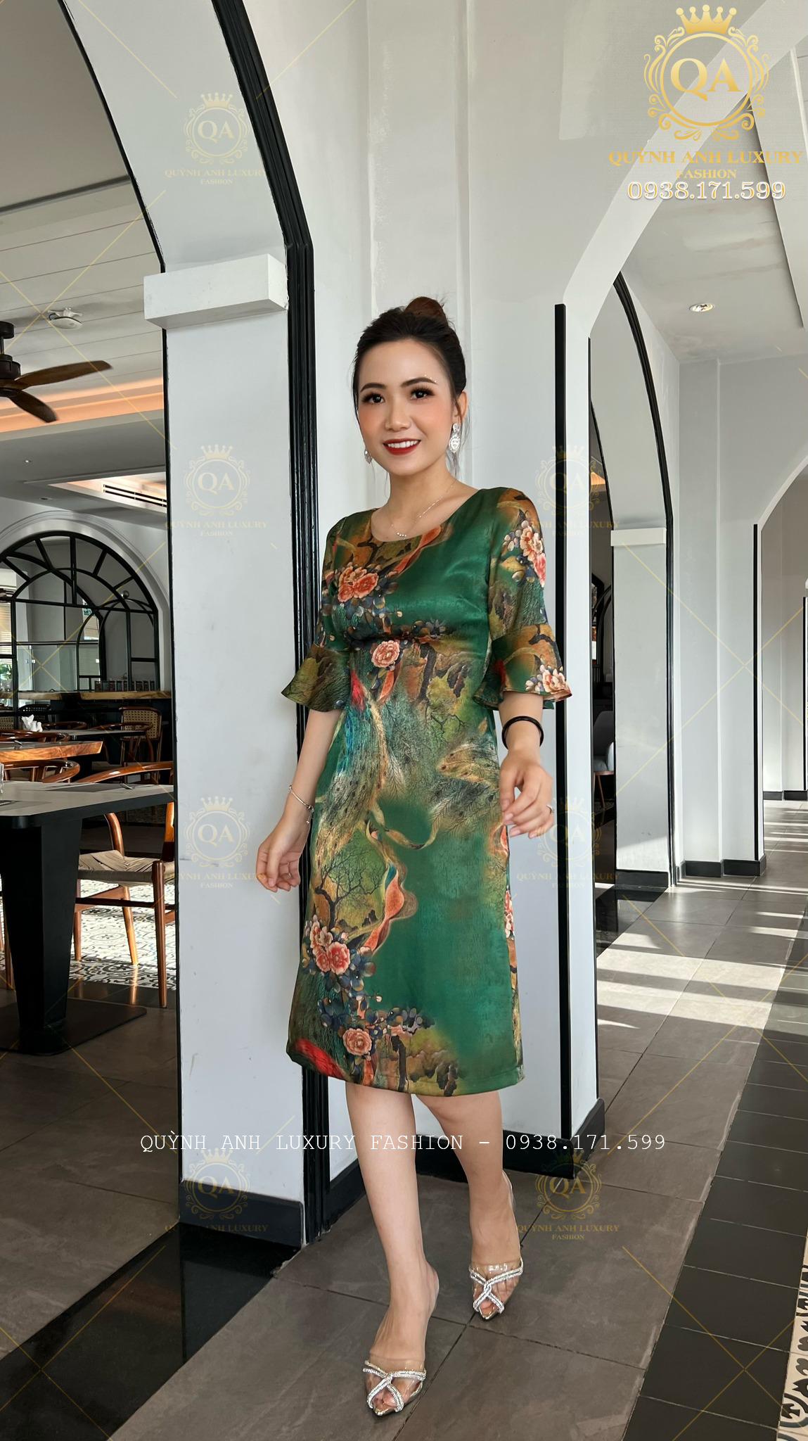Thiết kế đầm trung niên sang trọng, đang giảm 10%