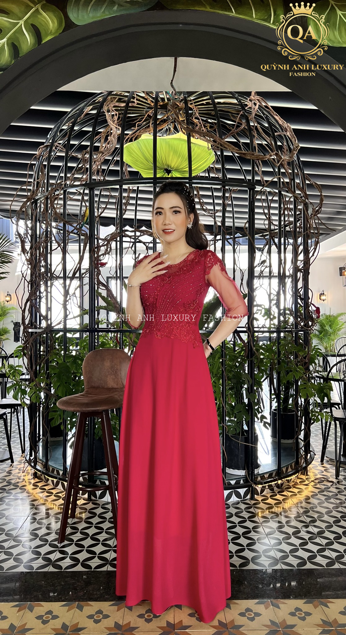 Top 4 kiểu đầm dạ hội bà sui đẹp nhất tại Quỳnh Anh Luxury