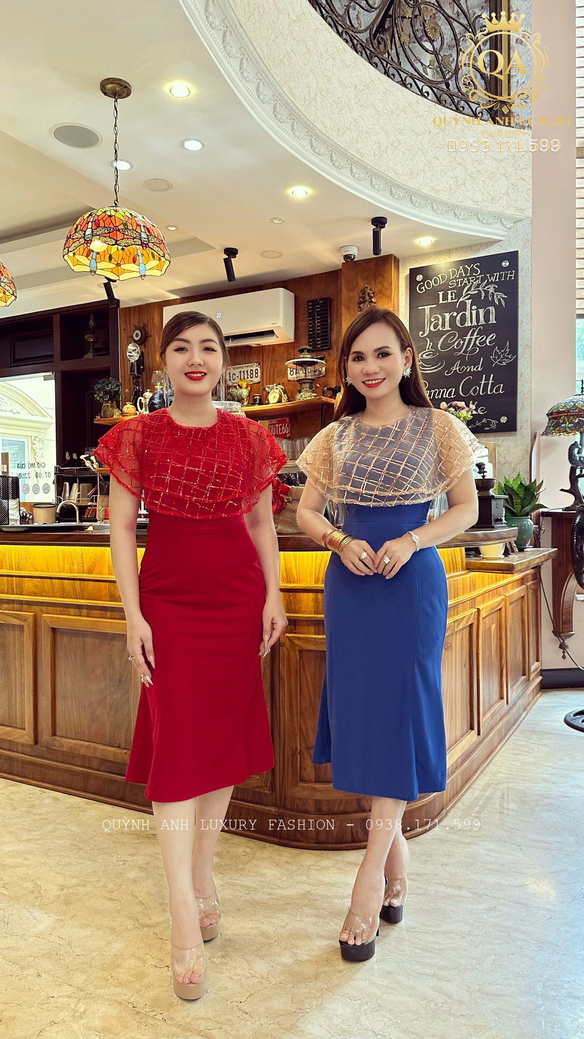 Top 3 mẫu đầm dạ hội trung niên đẹp và mới nhất của nhà Quỳnh Anh Luxury