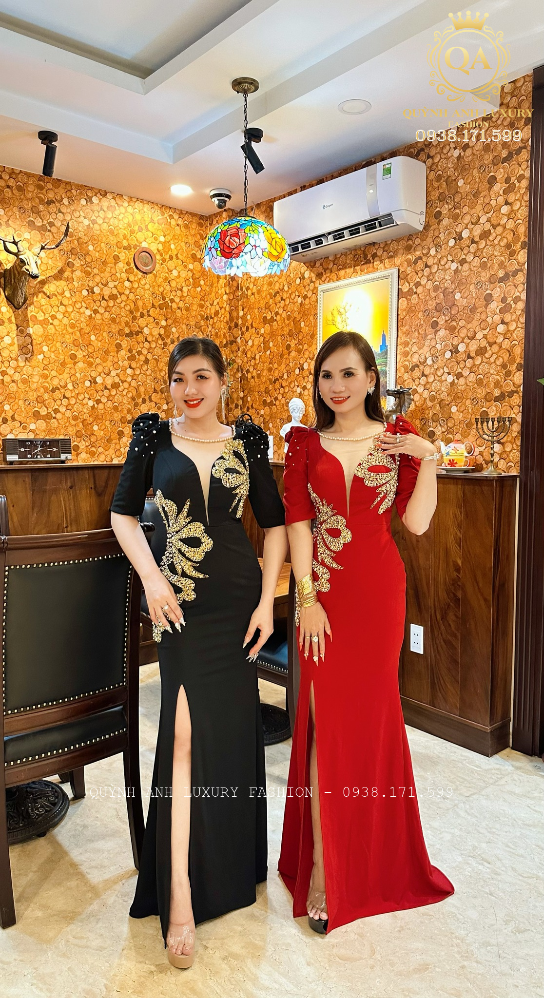 Top 4 mẫu đầm dạ hội trung niên mới nhất tại Quỳnh Anh Luxury