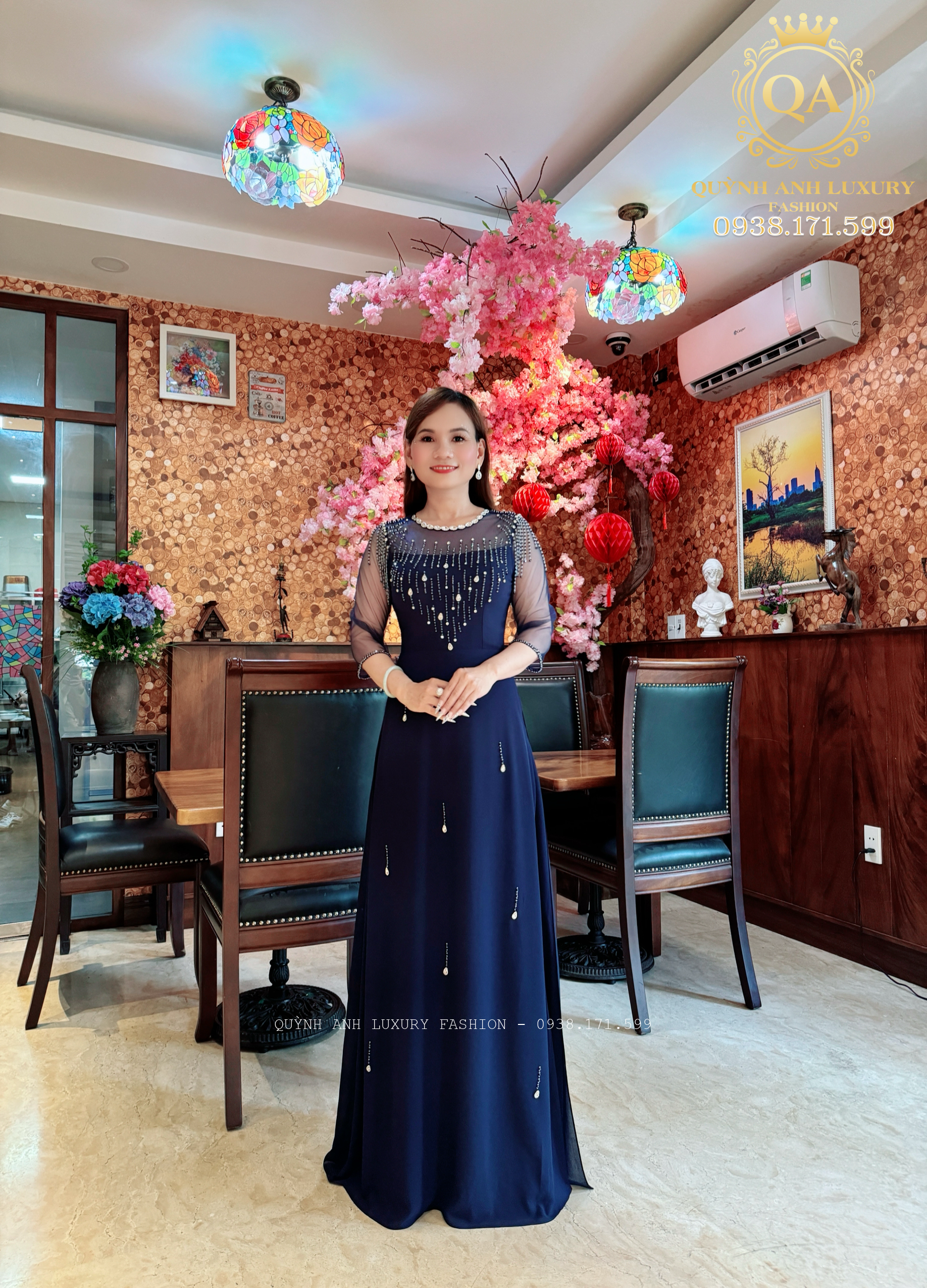 ao-dai-dinh-da-pha-le-mau-xanh-den-sao-mai-4